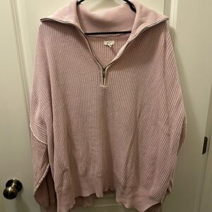 AE Beyond quarter zip in lilac